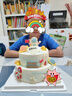 幸福西餅快樂(lè)星球生日蛋糕動(dòng)物奶油可愛(ài)卡通送男女孩同城配送兒童 3磅雙層 9-12人食用 曬單實(shí)拍圖