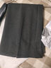 皮爾卡丹（pierre cardin）毛呢半身裙女秋冬2025新款休閑呢子直筒裙垂感a字半裙高腰包臀裙 灰色【小個(gè)子裙長(zhǎng)72厘米】 +腰帶 M 建議96-105斤 曬單實(shí)拍圖