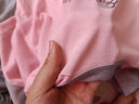 浪莎（LangSha）睡衣女夏季短袖七分褲加大寬松春夏天可外穿卡通可愛(ài)家居服套裝 短袖七分褲6701 XL _建議115-125斤穿 曬單實(shí)拍圖