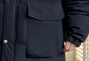 卡度頓特大碼300斤白鴨絨羽絨服男冬季胖子加肥大寬松多袋工裝羽絨襖子 黑色 8XL 建議260-290斤左右 曬單實(shí)拍圖
