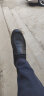 红蜻蜓休闲鞋男春夏季透气软底商务一脚蹬男士休闲鞋皮鞋 WTA7423黑色41 实拍图