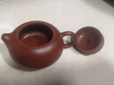 尊壺 宜興紫砂壺西施茶壺名家手工茶具家用禮品泡茶器禮盒裝 沈惠芳 扁西施 大紅袍 170ml 曬單實(shí)拍圖