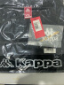 Kappa卡帕男款运动短袖休闲宽松T恤夏季圆领印花半袖K0A12TD31D 黑色-990 M 实拍图