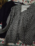 无印良品（MUJI）女式法兰绒 立领衬衫 格子 内搭 衬衣  BCB19C1A 深藏青色格纹 XL 实拍图