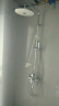 摩恩（MOEN）淋浴花洒套装多功能手持增压花洒喷头淋雨器家用花洒 增压花洒+250mm不锈钢方形顶喷 实拍图