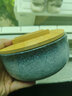慕一琳日式泡面碗帶蓋陶瓷大號容量飯碗家用吃拉面湯碗學(xué)生宿舍個人專用 藏藍(lán)-泡面碗【帶蓋+筷+木勺】 曬單實拍圖