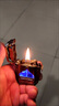 透明油倉煤油打火機炫酷機甲戰(zhàn)士金屬創(chuàng)意機械火機黑科技 隕石黑 套裝 簡裝裸機版 曬單實拍圖