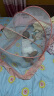 南极人婴儿蚊帐罩宝宝小床蒙古包全罩式防蚊罩儿童可折叠通用蚊帐粉色 实拍图