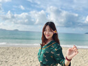 桑羅真絲睡衣女斜紋綢不易皺睡衣輕復古可外穿家居服 綠底小貓印花/短款 S 曬單實(shí)拍圖