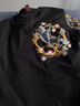 簡(jiǎn)拓夏季薄款中國風(fēng)重工刺繡純棉短袖T恤 學(xué)生情侶裝體恤男大碼半袖衫 2816黑色 2XL 曬單實(shí)拍圖