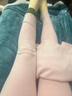 KJ女士蠶絲保暖內(nèi)衣套裝加厚德絨加厚美體修身秋衣秋褲女士圓領(lǐng)套裝 粉膚色 L適合111-130斤 曬單實(shí)拍圖