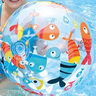 INTEX 沙灘球海底世界59040 四色透明海星海灘球戲水球 32cm圖案隨機發(fā) 曬單實(shí)拍圖