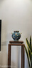 銅師傅《景泰藍(lán)獸耳尊》客廳桌面紫銅擺件 家居裝飾工藝品 曬單實(shí)拍圖