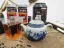 來尊景德鎮(zhèn)青花瓷千里江山功夫茶具茶壺泡茶器單柴窯陶瓷家用喝茶單壺 老陶泥茶壺【千里江山】簡裝 曬單實(shí)拍圖