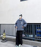 WYBT官方品牌外套男翻領(lǐng)休閑上衣潮牌痞帥小香風(fēng)夾克衫加棉加厚情侶裝 藍色 XL (120-140斤) 曬單實(shí)拍圖