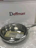 Deffman316不銹鋼平底鍋煎牛扒鍋炒鍋無(wú)涂層鍋煎蛋鍋牛排鍋28cm爐灶通用 Silv系列316不銹鋼煎鍋 28cm 曬單實(shí)拍圖