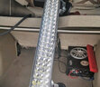 FANCYCHIC長(cháng)條燈led汽車(chē)射燈12v24v大燈貨車(chē)射燈杠燈中網(wǎng)爆閃燈收割強光 288瓦52厘米黃光+白光+爆閃 燈+強磁底座+螺絲支架+3米點(diǎn)煙器線(xiàn)組 曬單實(shí)拍圖