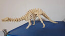 齊峰3d立體拼圖積木玩具擺件恐龍模型木質(zhì)兒童成人拼插動物diy禮物 霸王龍 曬單實拍圖