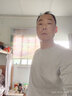 美羅邦（Meloban）男裝秋裝純棉長(zhǎng)袖t恤男士春秋季寬松衛(wèi)衣秋衣純色上衣服打底衫男 卡其色+淺灰色【2件裝】100%純棉 XL 建議140-150斤 曬單實(shí)拍圖