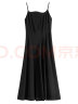 范思蓝恩23FS11070 法式吊带连衣裙女春夏季赫本风气质礼服小黑裙 黑色 L 实拍图