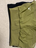 HOTSUIT后秀假兩件運動(dòng)長(cháng)褲女訓練跑步時(shí)尚瑜伽褲健身防走光緊身褲 橄欖綠 XL 曬單實(shí)拍圖