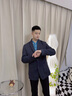 羅蒙（ROMON）羊毛西裝男商務(wù)休閑防風(fēng)保暖中年毛呢西服男士修身百搭單西外套男 灰色 厚款 XL 曬單實(shí)拍圖
