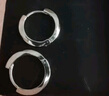 樂喵（LEMIAO）莫比烏斯S925銀針?biāo)囟Χ斈惺慷h(huán)養(yǎng)耳洞耳飾小眾設(shè)計(jì)耳扣 白KA27-203 曬單實(shí)拍圖