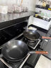 普利邦 【原裝進(jìn)口】日本鐵鍋炒鍋輕無(wú)涂層不粘鍋老式炒菜鍋燃氣灶鍋具 (帶蓋)輕鐵鍋(免費開(kāi)鍋) 33cm 曬單實(shí)拍圖