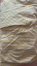 无印良品（MUJI）女式 水洗 平纹 衬衫领长袖连衣裙秋季女装裙子早春新品 BC2J7C4S 黄色条纹 M(160/84A) 晒单实拍图