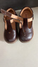 斯納菲女童皮鞋2025春秋鏤空愛(ài)心寶寶學(xué)步皮鞋兒童公主鞋軟底 法式復古棕 26（推薦腳長(cháng)15.5cm） 曬單實(shí)拍圖