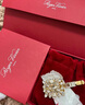ROGERVIVIER【明星同款】/RV配飾Broche Vivier鉆扣發(fā)飾發(fā)夾發(fā)卡 金色 曬單實拍圖