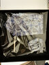 T&Twenties 生如夏花 桑蠶絲男士領(lǐng)帶真絲男正裝手打商務(wù)結婚灰色藍色碎花 【領(lǐng)帶+口袋巾+領(lǐng)帶夾】穿搭套組 曬單實(shí)拍圖