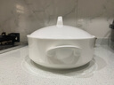 雅言陶瓷盛湯湯鍋湯煲 陶瓷餐具家用隔水燉盅帶蓋燉煲裝湯煲  公主煲1個 曬單實拍圖
