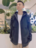 加拿大鵝（Canada Goose）Faber 男士連帽衫戶(hù)外休閑風(fēng)衣大鵝外套 2440M 61 黑色 M 曬單實(shí)拍圖