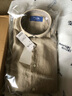 kamakurashirts鐮倉亞麻男士長袖襯衫 大八領(lǐng)純色休閑寬松襯衣上衣 日本制 米色系 S 曬單實拍圖