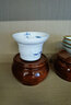 琴書(shū)侶整料實(shí)木光圓形底座花瓶底座木質(zhì)簡(jiǎn)約風(fēng)格花盆景奇石擺件底座架 紅款光圓內徑8高6cm 曬單實(shí)拍圖