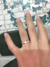 佐卡伊七夕 白18K金鉆戒結(jié)婚求婚戒指鉆石男戒女戒情侶戒指 對戒共約15分 下單前指圈號請詳詢客服 曬單實拍圖