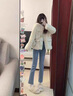 Jret小香風(fēng)外套女2025年冬季新款高級(jí)感加厚圓領(lǐng)網(wǎng)紅上衣女 圖片色 M 曬單實(shí)拍圖