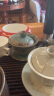 龙寅龙寅汝窑功夫茶具三才盖碗陶瓷冰裂釉茶碗家用单个汝瓷泡茶器  实拍图