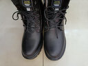 戈耐馬丁靴子冬季加絨保暖棉鞋子男鞋高幫筒真皮鞋男士雪地工裝男皮靴 黑色 【隱形內增高】 41 碼(255MM) 曬單實(shí)拍圖