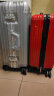 EAZZ【一体铝框｜退换免费】行李箱铝镁合金拉杆箱旅行箱登机密码皮箱 高端 铝框一银色 24英寸 中短途 出差旅游托运箱 实拍图