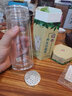 諾亞純銀水晶杯口杯防燙隔熱透明雙層水晶玻璃杯商務(wù)辦公泡茶杯茶杯 2#360ML【蘭草-銀】 曬單實(shí)拍圖