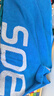速比濤（Speedo）Logo印花快速吸水輕盈便攜大版純棉運(yùn)動(dòng)毛巾 藍(lán)/白 曬單實(shí)拍圖