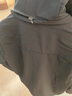 愛(ài)登堡男士休閑夾克男春秋季連帽純色商務(wù)外套黑色175/92A(XL) 曬單實(shí)拍圖