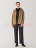 無(wú)印良品（MUJI） 女式 長(cháng)毛抓絨 連帽衫 女搖粒絨外套秋冬款長(cháng)袖女裝 BB2QOA4A 米色 XL(165/92A) 曬單實(shí)拍圖