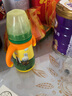 嬰兒保溫奶瓶寶寶學(xué)飲吸管水杯新生兒不銹鋼寬口徑自動吸管奶瓶幼兒園重力球奶瓶帶手柄兒童鴨嘴果汁杯 2333黃色310ml 曬單實(shí)拍圖