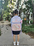 凱蒂貓（HELLO KITTY）小學(xué)生書(shū)包女1-3年級(jí)兒童書(shū)包大開(kāi)口輕便3D浮雕卡通kT雙肩背包 KT0160B（紫色） 曬單實(shí)拍圖
