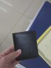 佐尔丹妮钱包男士短款学生超薄韩版迷你小钱夹真皮多卡位竖款卡包 A185防盗刷驾驶证位 实拍图