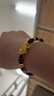 很想你 MISS YOU MUCH黃金貔貅手鏈999足金男士新款貓眼轉運珠情侶手繩情人節生日禮物 足金貔貅2金珠黑繩玉米結 曬單實(shí)拍圖