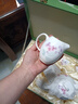 華光陶瓷 歐式骨瓷茶具套裝茶咖兩用家用送人禮盒裝茶咖具 紅玉含香 紅玉含香 15頭 曬單實(shí)拍圖